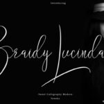 Braidy Lucinda Font Poster 1