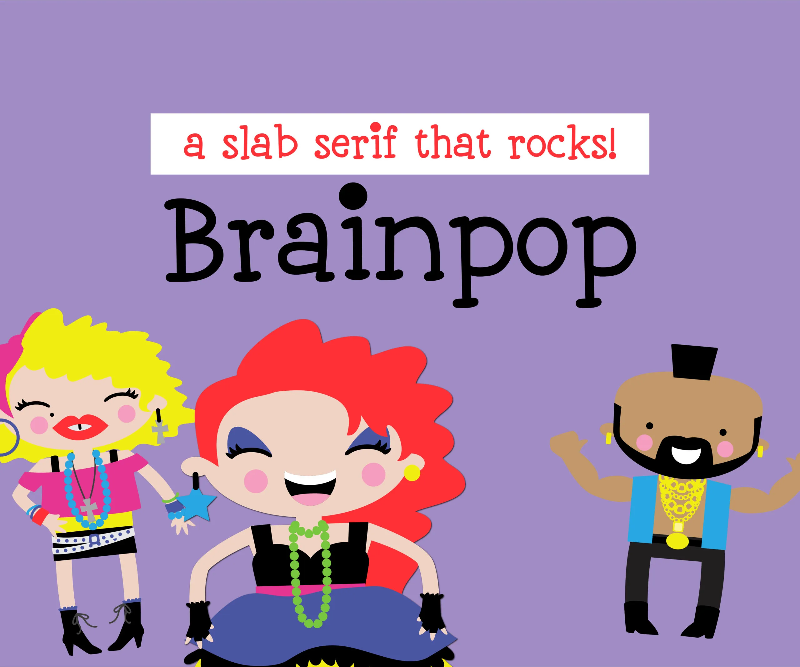 Brainpop Font Brainpop Font Poster 1