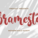 Bramesta Font Poster 1