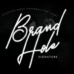 Brand Hole Font Poster 1
