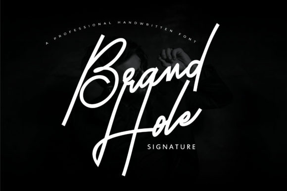Brand Hole Font Poster 1