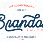 Brandon Smith Font Poster 1