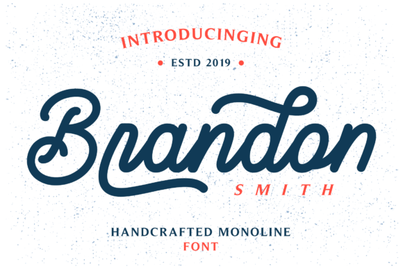 Brandon Smith Font Poster 1