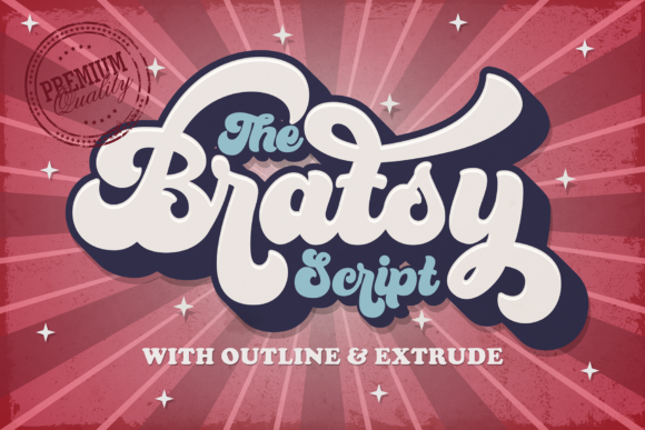 Bratsy Font Poster 1