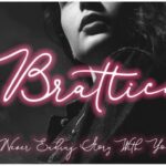 Brattica Script Font Poster 1