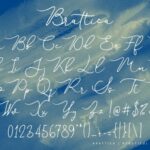 Brattica Script Font Poster 6