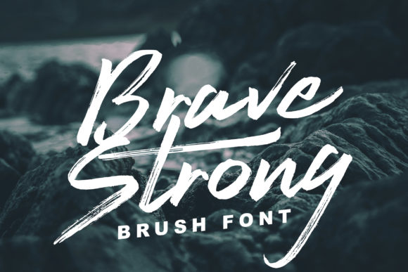 Brave Strong Font Poster 1