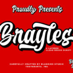 Brayles Font Poster 1