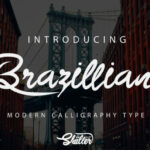 Brazillian Font Poster 1