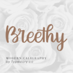 Breethy Font Poster 1