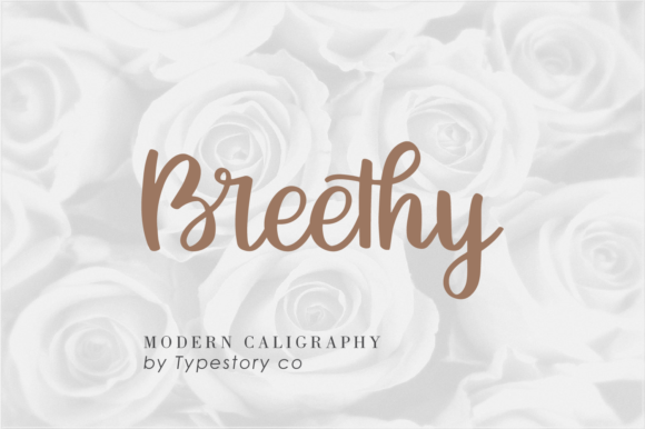 Breethy Font Poster 1