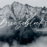 Breezeblocks Font Poster 2