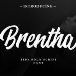 Brentha Font Poster 1