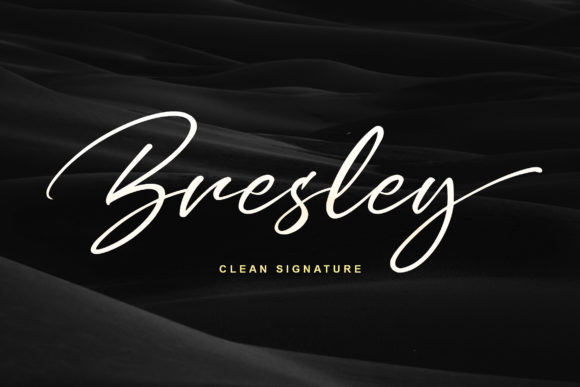 Bresley Font Poster 1