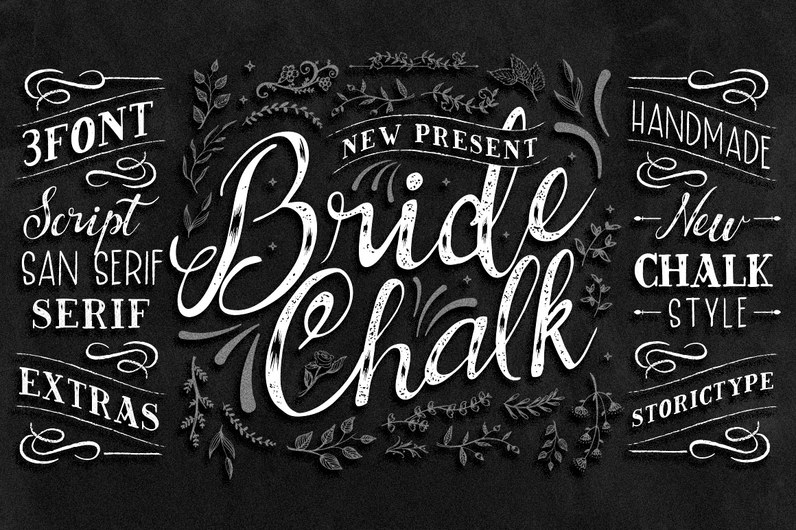 BrideChalk Font Poster 1