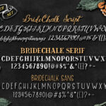 BrideChalk Font Poster 4