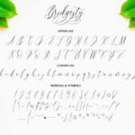 Bridgesty Font Poster 10