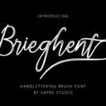 Brieghent Font Poster 1