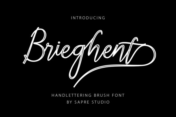 Brieghent Font Poster 1