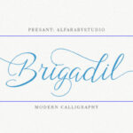 Brigadil Font Poster 1