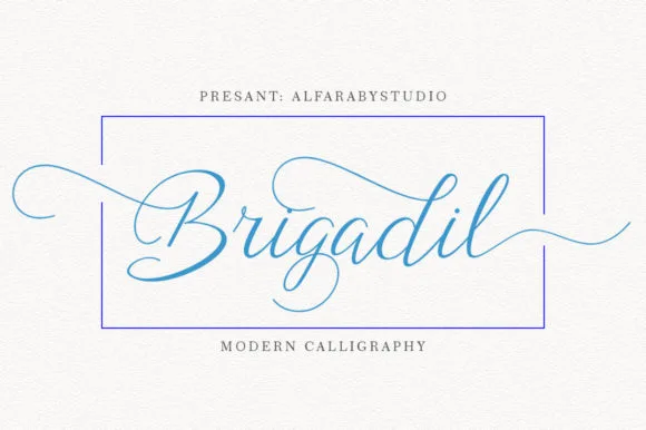 Brigadil Font Brigadil Font Poster 1