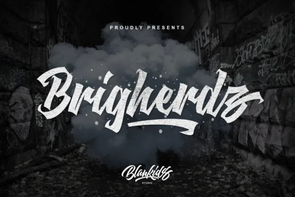 Brigherdz Font Brigherdz Font Poster 1