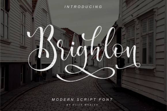 Brighlon Font Poster 1