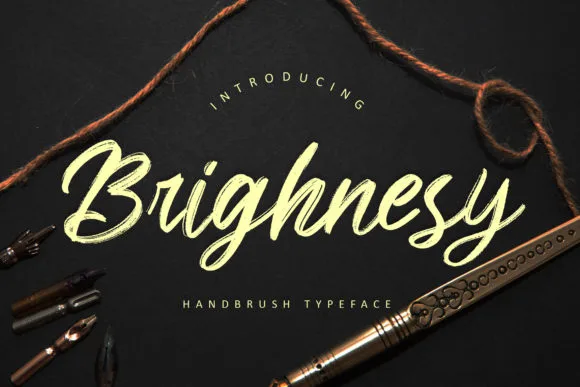 Brighnesy Font Brighnesy Font Poster 1