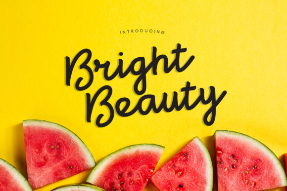 Bright Beauty Font Poster 1