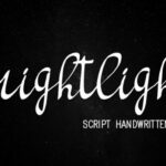 Bright Light Font Poster 1