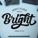 Bright Script Font Poster 2