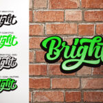 Bright Script Font Poster 20