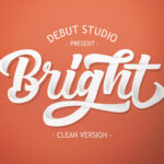 Bright Script Font Poster 3