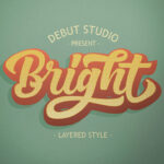 Bright Script Font Poster 4