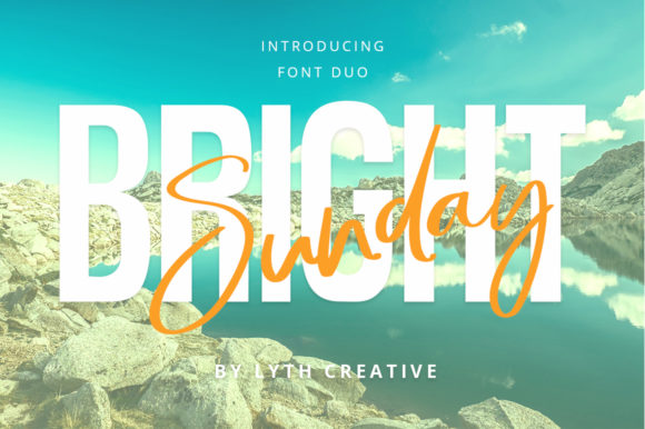 Bright Sunday Font Poster 1