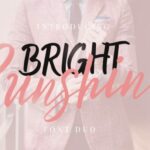 Bright Sunshine Duo Font Poster 1