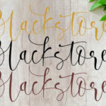 Brighte Font Poster 9