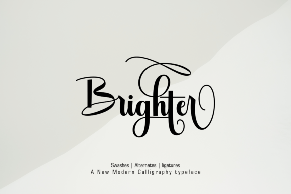 Brighter Font Poster 1