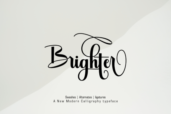 Brighter Font Brighter Font Poster 1