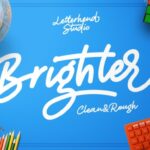 Brighter Script Font Poster 1