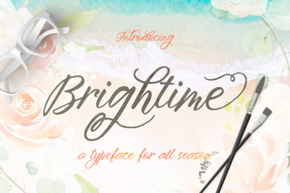 Brightime Font Poster 1