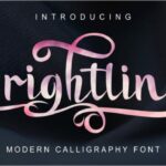 Brightline Font Poster 1