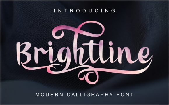 Brightline Font Poster 1