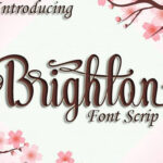 Brighton Font Poster 1