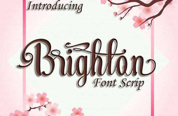 Brighton Font Poster 1