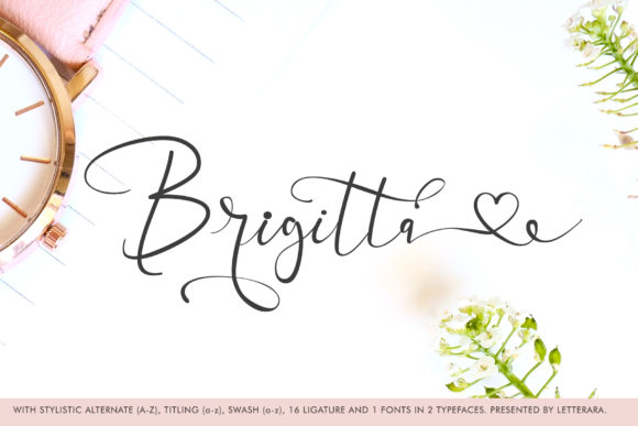 Brigitta Font Poster 1