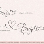 Brigitta Font Poster 2
