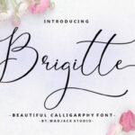 Brigitte Font Poster 1