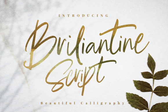 Briliantine Script Font Poster 1