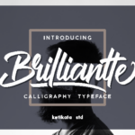 Brilliantte Script Font Poster 1